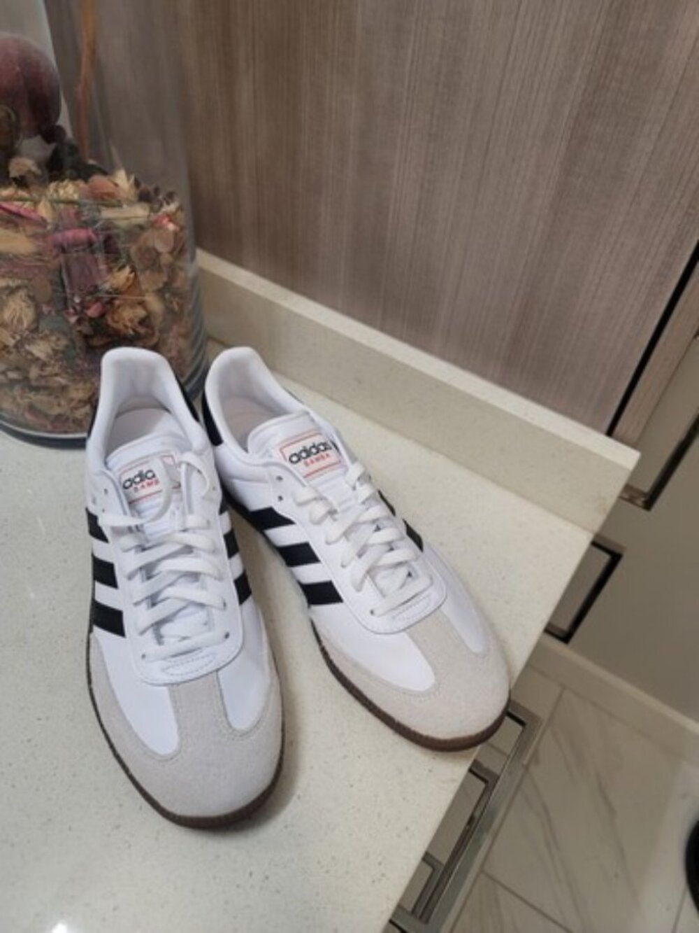 Adidas Samba Indoor White/Black Size 12 Men New - Picture 2 of 8